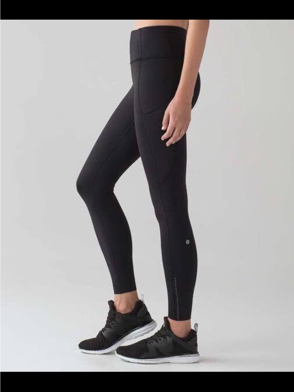 lululemon athletica Fast and Free Black Full Length Pocket Tights Leggings
